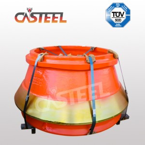 HP500 Cone Crusher sliddele, konkave og kappe