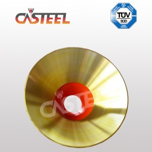 Højtydende HP200, HP300 Cone Crusher Bowl Liner, Mantel og konkav ring