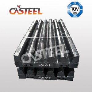 Sandvik CJ411 (JM1211) CJ412 CJ612, CJ615 Kæbeplader