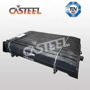 Russian Model Crusher Parts Suit til CM110 Jaw Crusher Plate, Jaw Die, Kæb Tand