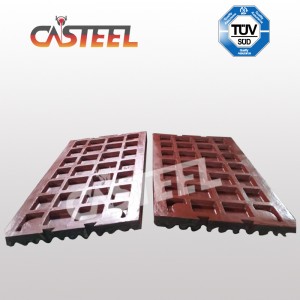 Yifan PE750x 1060 kæbe knuser dele, kæbe plade, sideplade, kiler